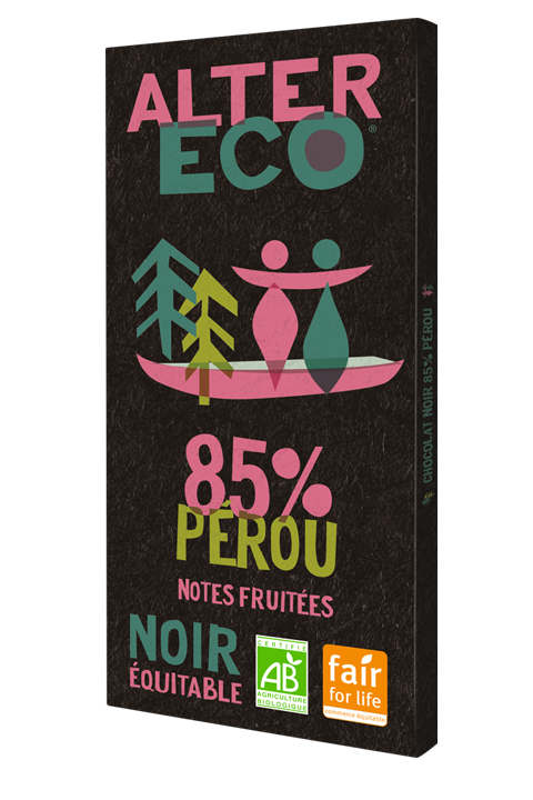 オーガニックフェアトレードチョコ ノワール ペルー 85%